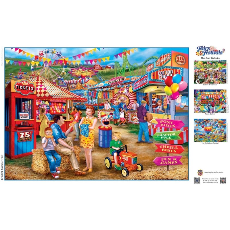 Puzzle 1000 piese Master Pieces - Fairs & Festivals - Summer Fest (Master-Pieces-72339)