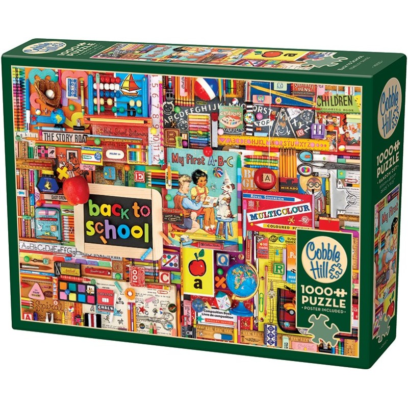 Puzzle 1000 piese Cobble Hill - Back to School (Cobble-Hill-40022)