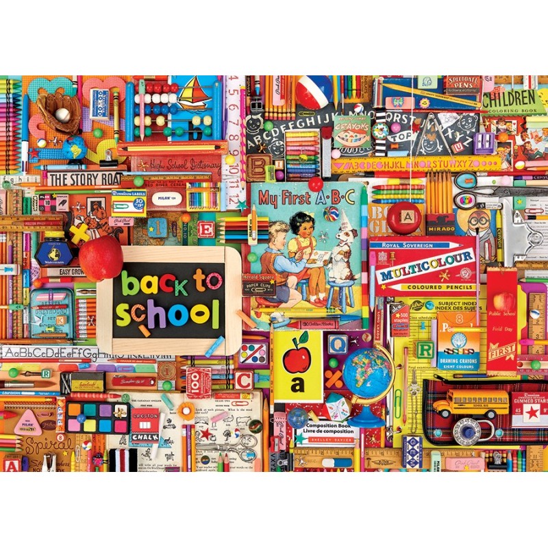 Puzzle 1000 piese Cobble Hill - Back to School (Cobble-Hill-40022)