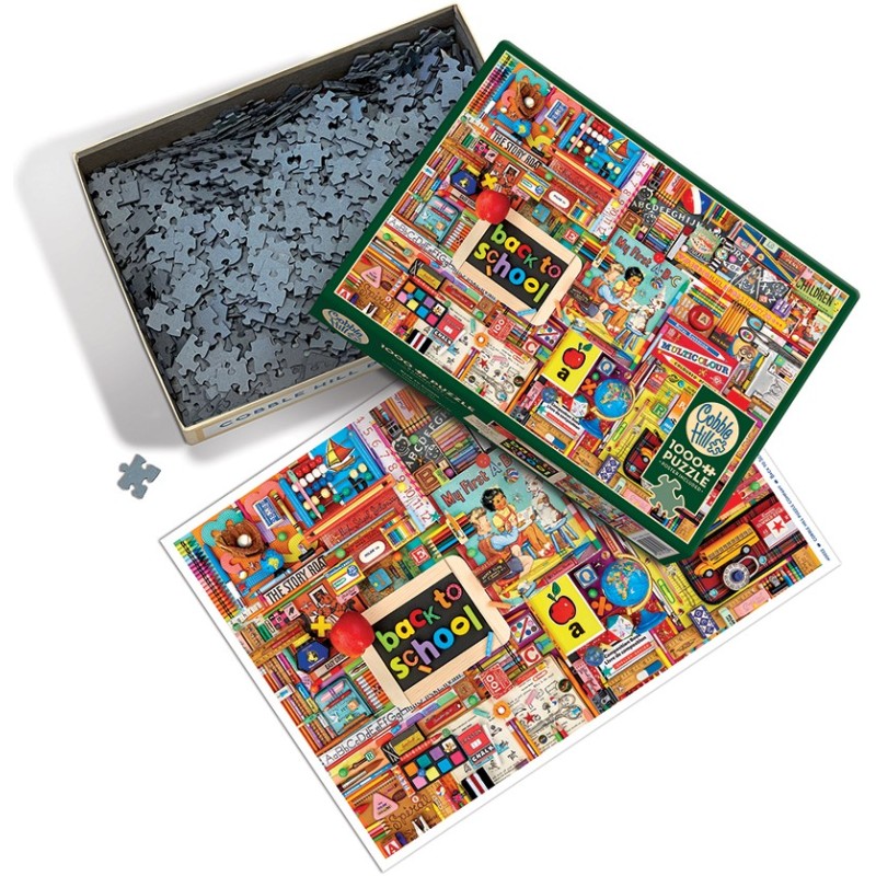 Puzzle 1000 piese Cobble Hill - Back to School (Cobble-Hill-40022)