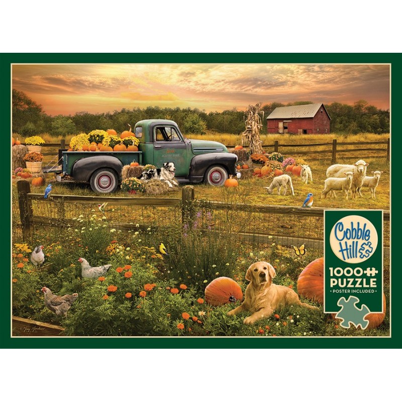 Puzzle 1000 piese Cobble Hill - Harvest Time (Cobble-Hill-40025)