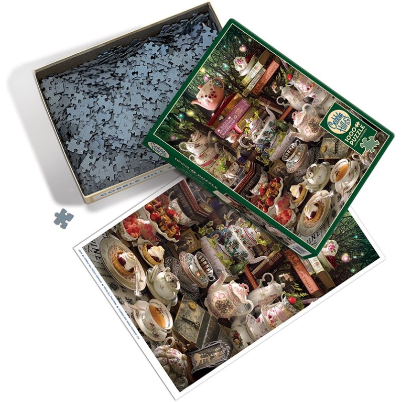 Puzzle 1000 piese Cobble Hill - We're All Mad Here - Random Cut (Cobble-Hill-40114)