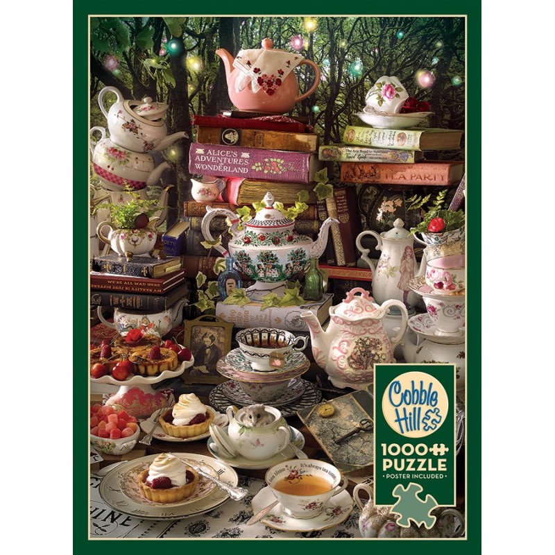 Puzzle 1000 piese Cobble Hill - We're All Mad Here - Random Cut (Cobble-Hill-40114)