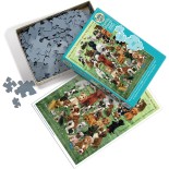 Puzzle 350 piese Cobble Hill - Robert Giordano: Family - Puppy Love (Cobble-Hill-47007)