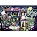 Puzzle 100 piese Educa - Mysterious Puzzle Haunted house (Educa-18611)
