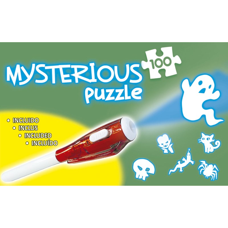 Puzzle 100 piese Educa - Mysterious Puzzle Haunted house (Educa-18611)