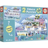 Puzzle 100 piese Educa - Inside/Outside - Vessel (Educa-19958)