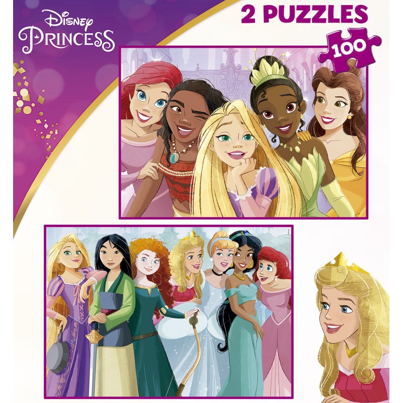 Puzzle 100 piese Educa - Disney Princess (Educa-19298)