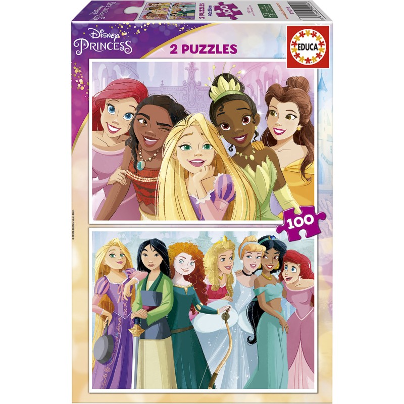 Puzzle 100 piese Educa - Disney Princess (Educa-19298)