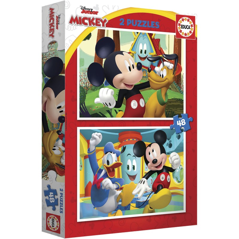 Puzzle 48 piese Educa - Mickey Mouse Fun House (Educa-19312)