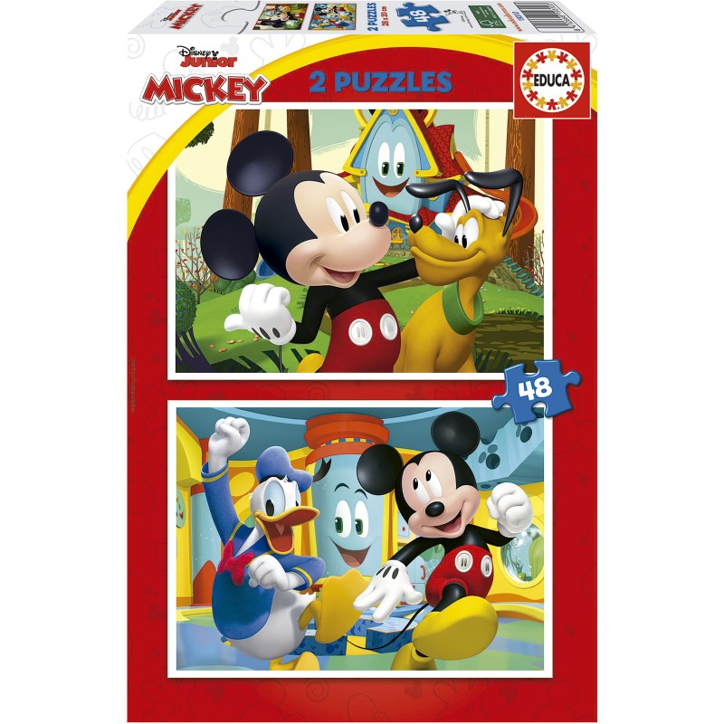 Puzzle 48 piese Educa - Mickey Mouse Fun House (Educa-19312)