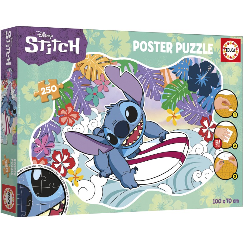 Puzzle 250 piese Educa - Poster Puzzle Stitch (Educa-19963)