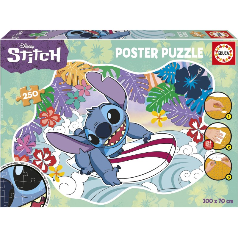 Puzzle 250 piese Educa - Poster Puzzle Stitch (Educa-19963)