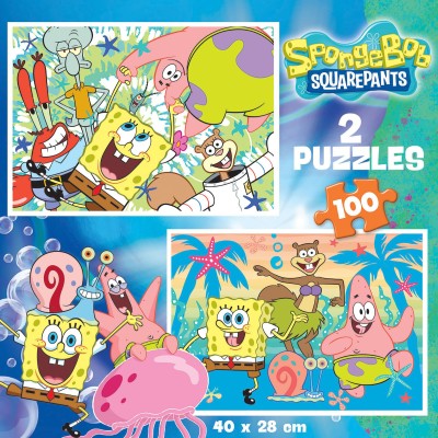 Puzzle 100 piese Educa - Sponge Bob (Educa-19389)
