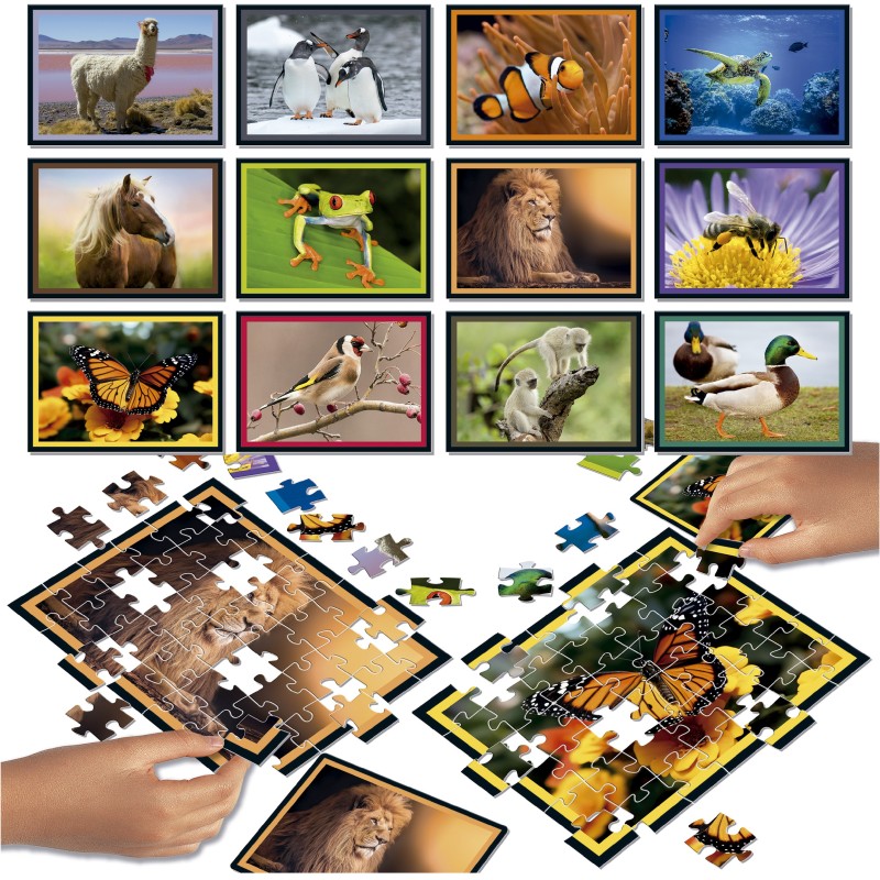 Puzzle 12 piese Educa - Battle Natura (Educa-20119)