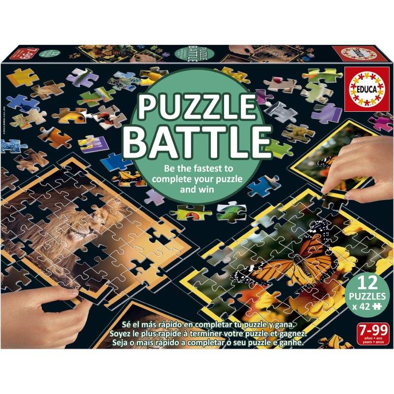 Puzzle 12 piese Educa - Battle Natura (Educa-20119)