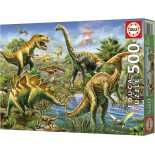 Puzzle 500 piese Educa - Jurassic Playground (Educa-19903)