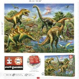 Puzzle 500 piese Educa - Jurassic Playground (Educa-19903)