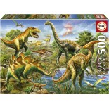 Puzzle 500 piese Educa - Jurassic Playground (Educa-19903)