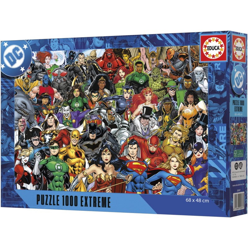 Puzzle 1000 piese Educa - Justice League DC Comics (Educa-20267)