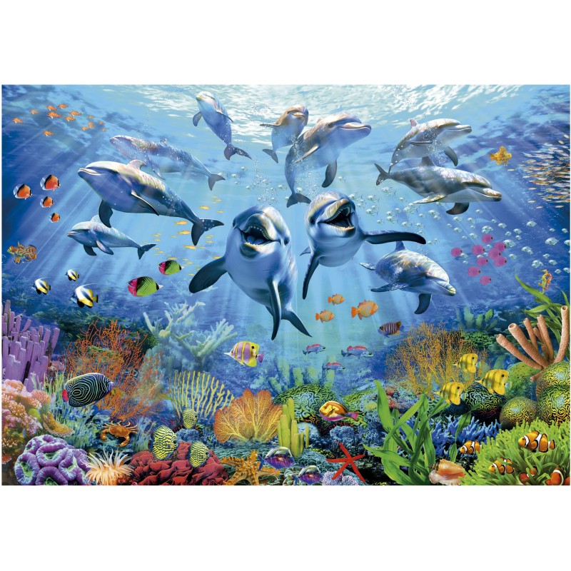 Puzzle 500 piese Educa - Party under the sea (Educa-19901)