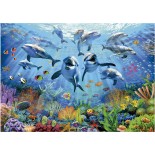 Puzzle 500 piese Educa - Party under the sea (Educa-19901)