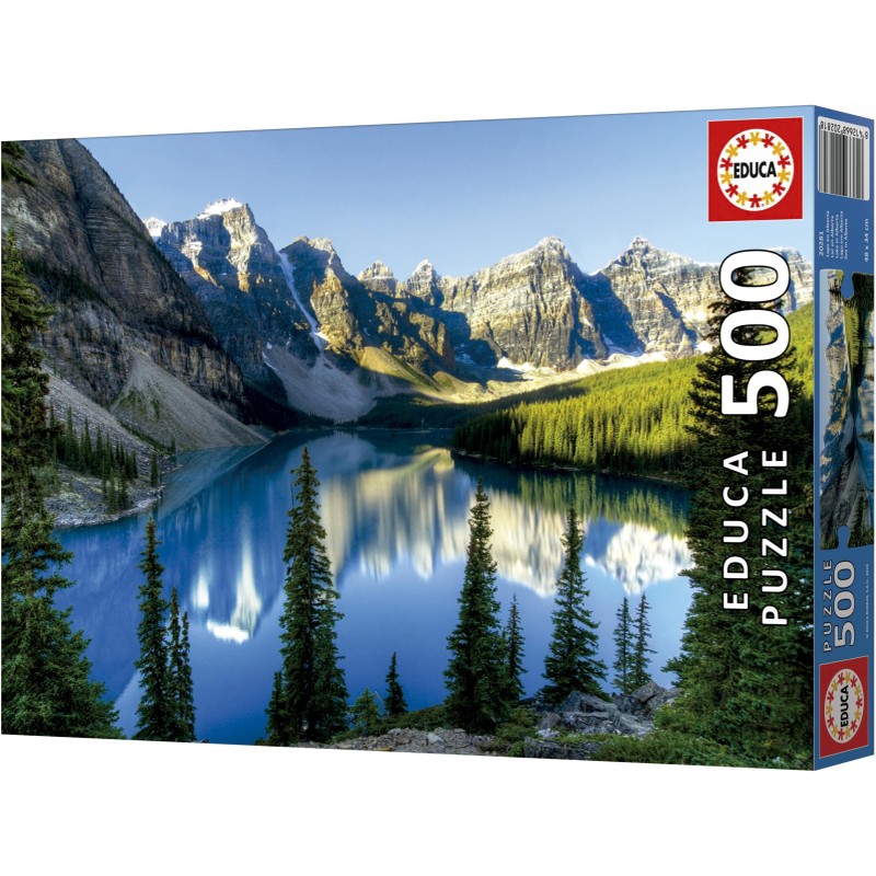 Puzzle 500 piese Educa - Lake in Alberta (Educa-20281)