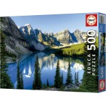 Puzzle 500 piese Educa - Lake in Alberta (Educa-20281)