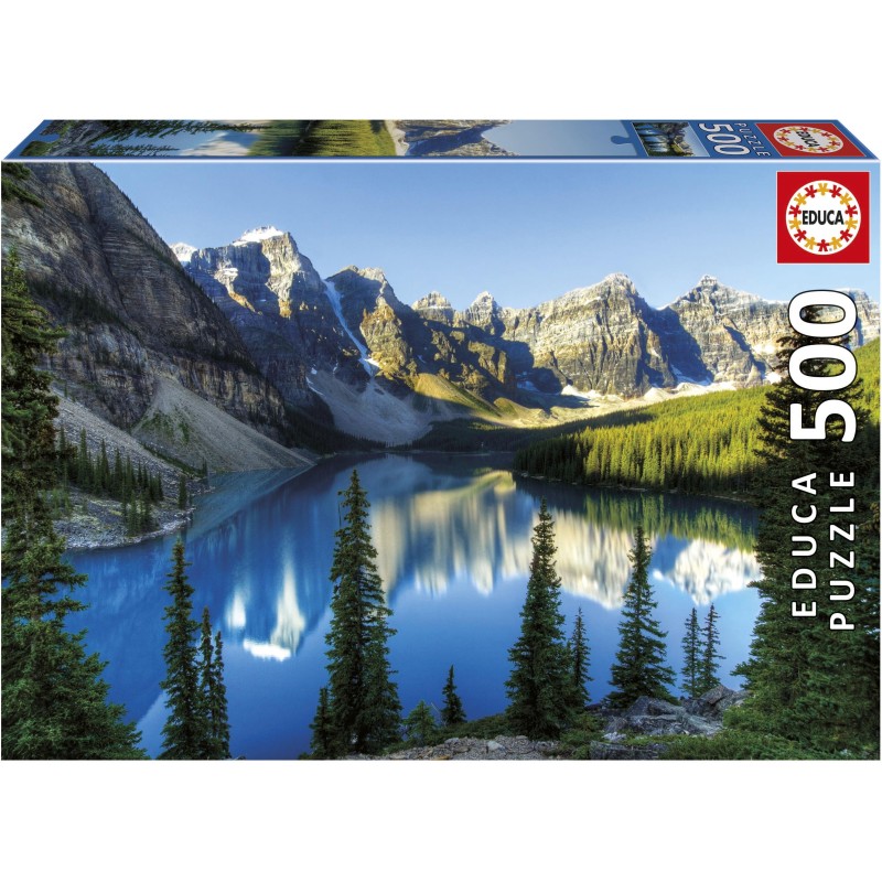 Puzzle 500 piese Educa - Lake in Alberta (Educa-20281)