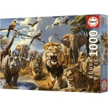 Puzzle 1000 piese Educa - Wild Animals (Educa-19920)