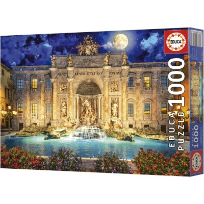 Puzzle 1000 piese Educa - Fontana Di Trevi. Rome (Educa-19923)