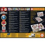 Puzzle 1000 piese Educa - Johannes Vermeer: Girl with a Pearl Earring & The Milkmai (Educa-20309)