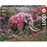 Puzzle 1000 piese Educa - Floral Elephant (Educa-20229)