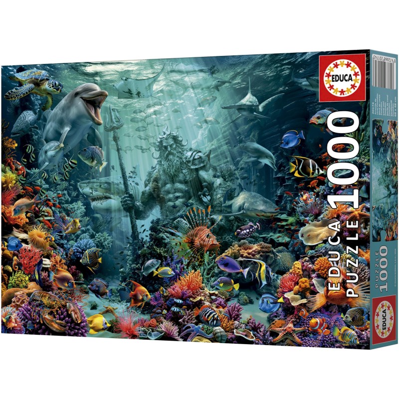Puzzle 1000 piese Educa - Coral Reef Poseidon (Educa-20174)