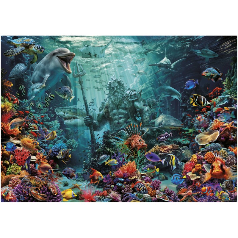 Puzzle 1000 piese Educa - Coral Reef Poseidon (Educa-20174)