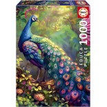 Puzzle 1000 piese Educa - Peacock Garden (Educa-20262)