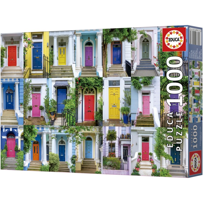 Puzzle 1000 piese Educa - Doors Of Notting Hill (Educa-20177)