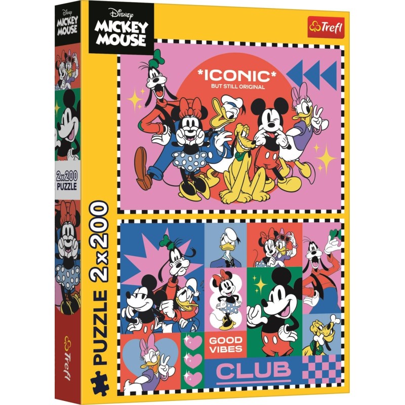 Puzzle 200 piese Trefl - Time with friends - Disney Standard Char (Trefl-13319)