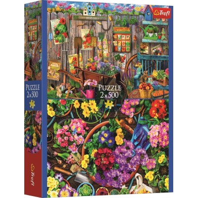 Puzzle 500 piese Trefl - Working in the Garden (Trefl-37529) 2