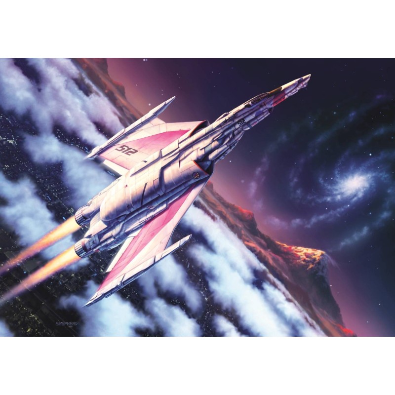 Puzzle 1000 piese Trefl - Tea Time: Flight into space (Trefl-12075)