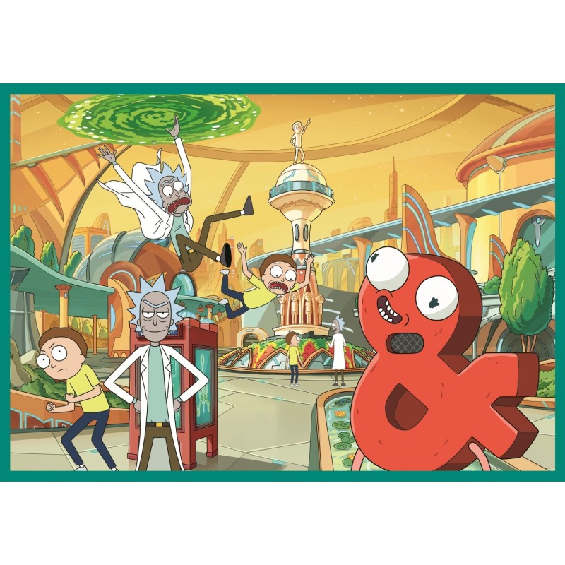 Puzzle 250 piese Trefl - The Twisted World Of Rick And Morty (Trefl-13338)