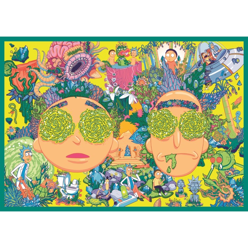 Puzzle 250 piese Trefl - The Twisted World Of Rick And Morty (Trefl-13338)