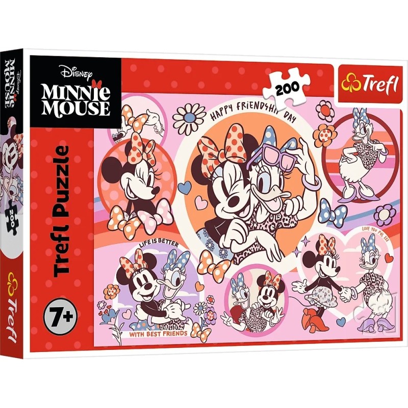 Puzzle 200 piese XXL Trefl - Minnie Mouse'S Habits (Trefl-13343)