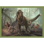 Puzzle 35 piese Trefl - Threatening Dinosaurs (Trefl-34607)