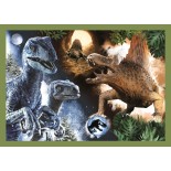 Puzzle 35 piese Trefl - Threatening Dinosaurs (Trefl-34607)
