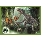 Puzzle 35 piese Trefl - Threatening Dinosaurs (Trefl-34607)