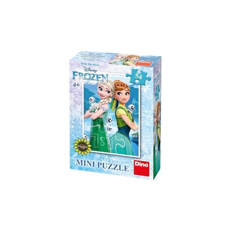 Puzzle 54 piese Dino - Mini-puzzle Frozen (Dino-33121-ReineDesNeiges)