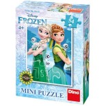 Puzzle 54 piese Dino - Mini-puzzle Frozen (Dino-33121-ReineDesNeiges)