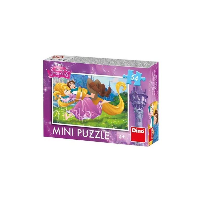 Puzzle 54 piese Dino - Mini-puzzle Tangled (Dino-33121-Raiponce)