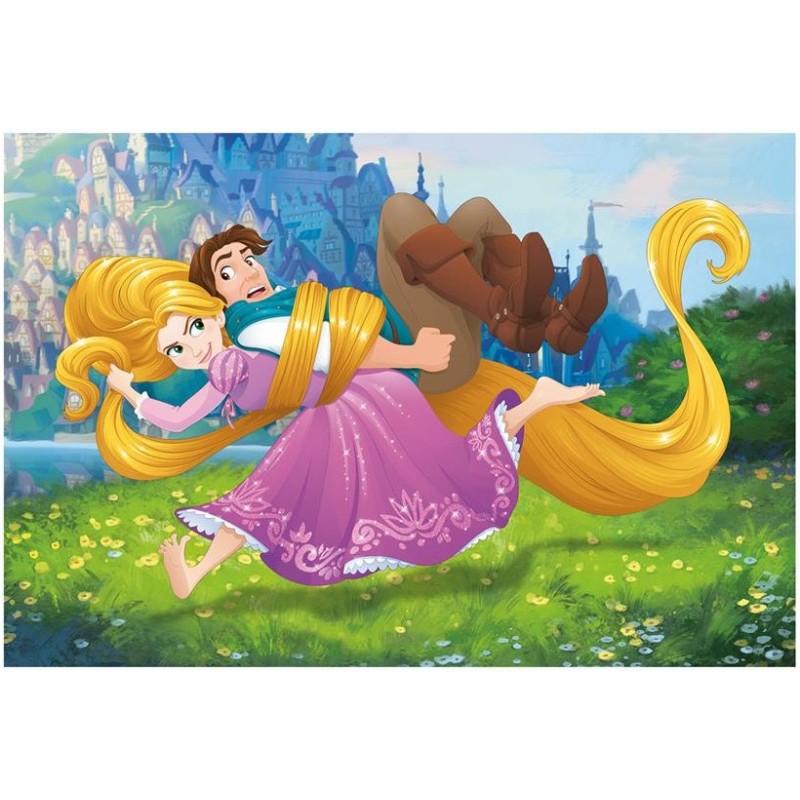 Puzzle 54 piese Dino - Mini-puzzle Tangled (Dino-33121-Raiponce)